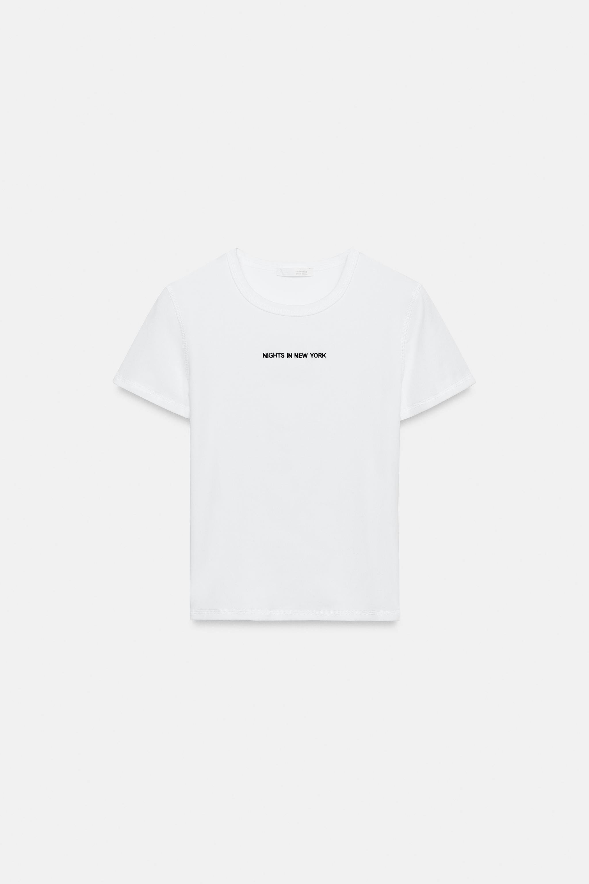 T-SHIRT MANCHES COURTES INSCRIPTION